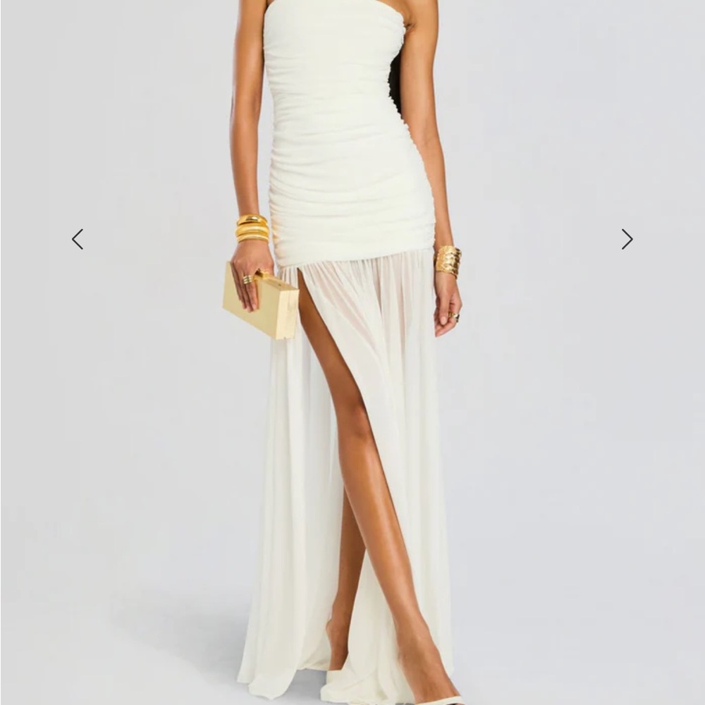 Retrofete White Adele Dress